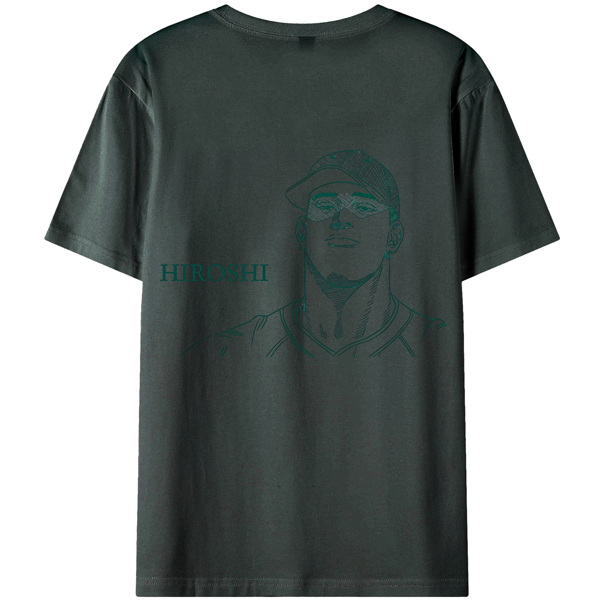 （画像用） SLAM DUNK／スラムダンク 綿100％ メンズ半袖Tシャツ（バックプリント） 通気性